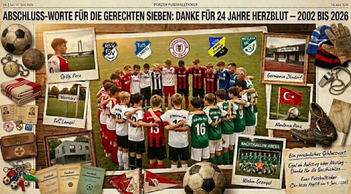 Die unerläßliche Jugendarbeit und guten Wünsche für die Porzer Clubs