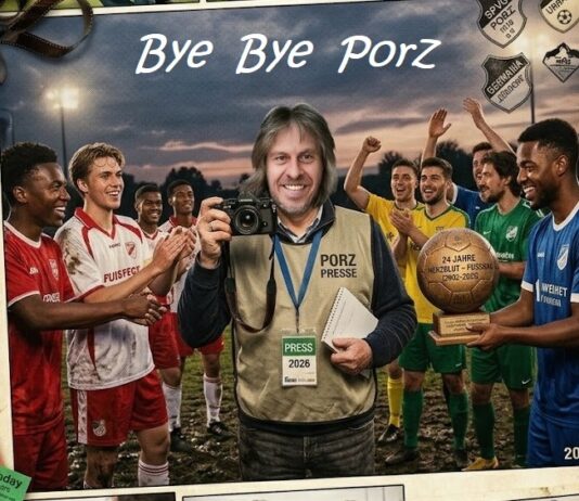 Die Nachspielzeit ist um: Der Porzer Fußballticker schreibt seine letzten 90 Minuten!